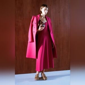 ZARA (hot pink/fushia) wool coat